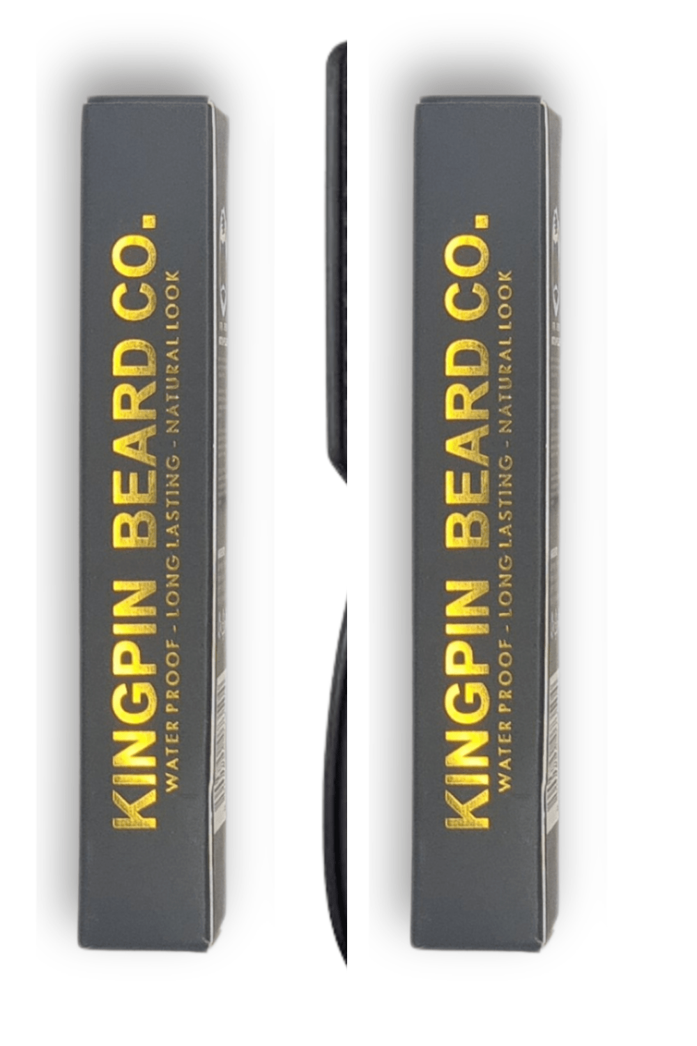 KingPin Beard Co. 2 IN 1: Beard Filler Pencil's beard oil in black 2 pieces